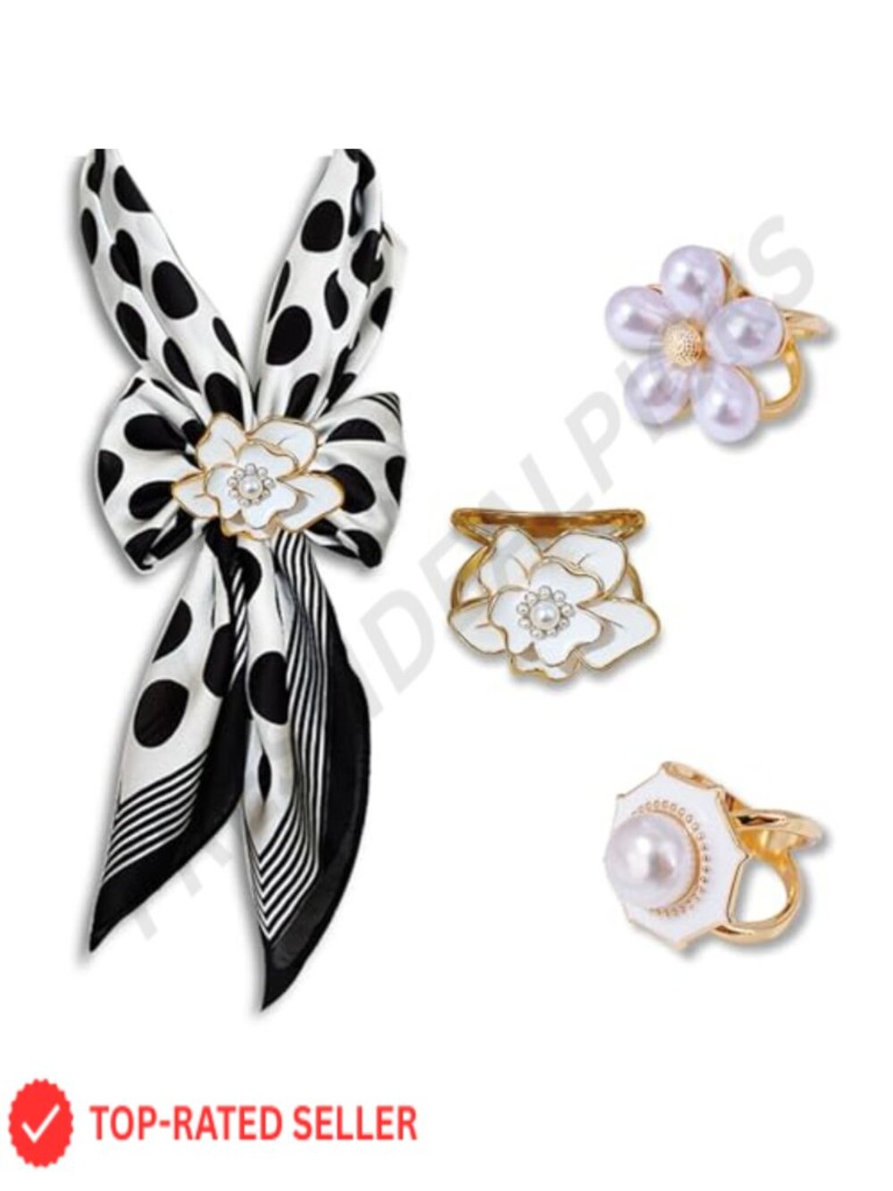 3pcs Scarf Ring Clip, Alloy Silk Scarf Clip, Women Shawl Clip Buckle, Brooch